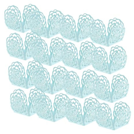 OSOLADY 50stücke Schokoladenverpackung Mit Blumenmuster -wrappers Papier Für Hochzeiten Und Feiern Dekorative Süßigkeiten-behälter Perlmutt