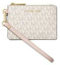 Michael Kors, Hardware color oro/twill rivestito Mk Signature/Vaniglia/Rosa tenue, taglia unica