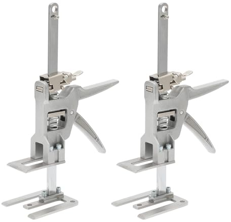 Ikodm Arbeitssparender Arm mit Skala bis 150kg, 2 Stück Arm Handwerkzeugheber mit Langsam und Schnell Hebefunktion, Möbelheber, Hebevorrichtung für Möbel, Tür, Schrank, H30cm