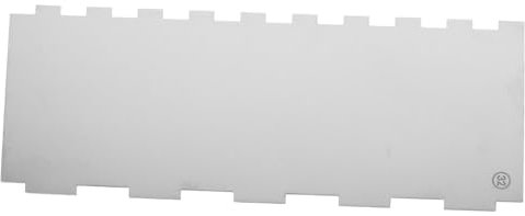 PHENOFICE Raschietto per Dolci in Acciaio Inossidabile Spatola per Crema Pasticcera Utensile da Forno per Decorare Torte Raschietto per Dolci Liscio in Acciaio Inossidabile