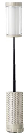 Lampe de camping télescopique, lanterne LED rechargeable, lampe de tente extensible de 49 cm, lampe de poche d'extérieur portable, étanche pour camping et éclairage pour la randonnée et la pêche