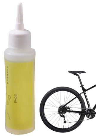 Lubricante para cadena de bicicleta, resistente a altas temperaturas, 50 ml, resistente al agua, herramientas de bicicleta y asistencia de mantenimiento, grasa para bicicleta, cadena seca multiusos
