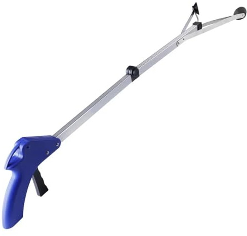 Pince de préhension pratique à bras extra long, outil de ramassage facile à atteindre, pince à déchets pliable, pince à déchets