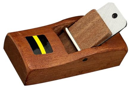 Operitacx Rabot à Main en Plastique et Métal, Outil de Menuiserie Précis et Facile à Transporter pour Travail du Bois et Plaques de Plâtre, pour Bricolage DIY