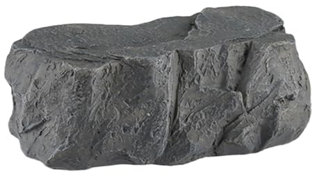 Wellrun Outdoor Resin Fake Rock Key Hider,Realistic Stone Key Hiding Box,Hidden Storage Rock for Outside Garden Decoration(Blue)