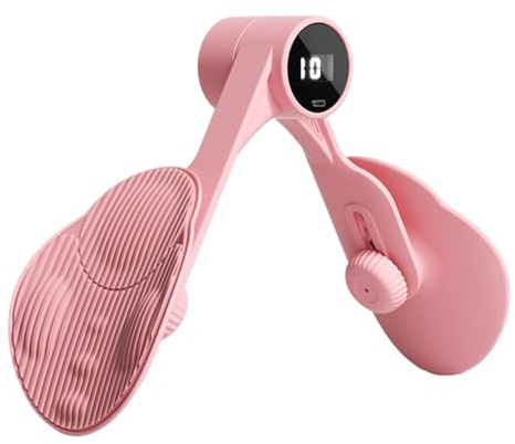 Allenatore Muscoli Pavimento Pelvico - Allenamento Gambe e Fianchi - Tonificatore Cosce con Contatore - per Uomini Donne Fitness Addominali Glutei Casa