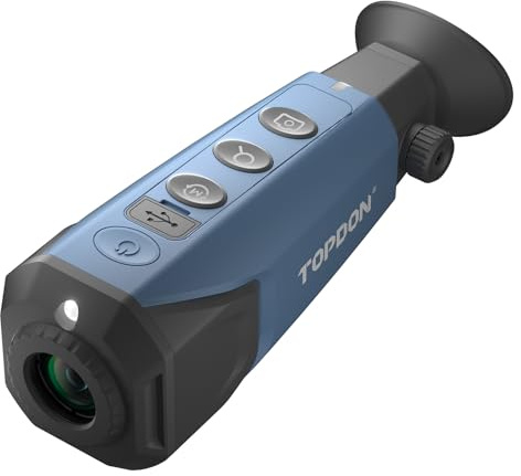 TOPDON Thermal Imaging Monocular TS004 Pro, 384x288 IR Resolution, 19mm 50Hz Thermal Night Vision Imager, 32GB, 10 Hour Battery Life, for Night Vision Outdoor Exploration, Wildlife Viewing, Hunting