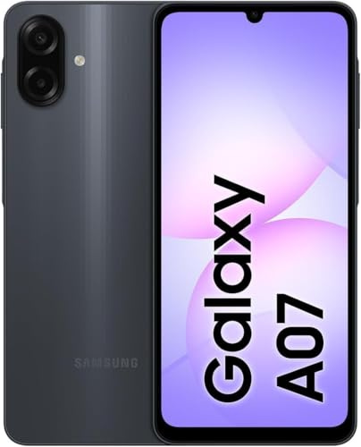 Samsng Galaxy A07 128GB 4G Unlocked Dual SIM Model 2025 Smartphone (Black)