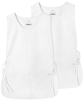 Adar Universal Schürze 2er Pack - Unisex Schürze - 7022 - White - X