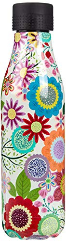 LES ARTISTES Paris A-6528 Bottle'Up, Thermos 500 ml, Gourde isotherme sans BPA, Réutilisable, Garde au chaud 12h et au froid 24h, Acier Inoxydable, Design Eden