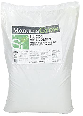 Montana Grow Organic Silicon Granules with Amorphous Volcanic Tuff. Improve Soil Textures