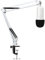 YOUSHARES Blue Yeti Soporte de Micrófono con Cubierta de Esponja - Soporte de Suspensión de Micrófono y Funda de Esponja para Blue Yeti y Yeti Pro(Blanco)