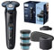PHILIPS Shaver Series 7000 - Elektrischer Nass- und Trockenrasierer für Herren mit ausklappbarem Trimmer, Reinigungsstation, 4 x Reinigungskartuschen, Ladestation & Reiseetui (Modell S7783/63)