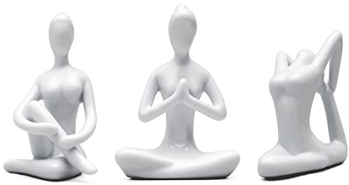SHANTI NATION - Shanti Art II - Set aus schönen Yoga Figuren - ideal zur Deko - hochwertig verpackt - für Joga, Pilates, Meditation - auch als Geschenk zu Geburtstag und Weihnachten