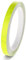 TIESOME Nastro Riflettente Autoadesivo, 1 Rotolo/8 m Nastro Adesivo al Neon Nastro di Avvertimento Adesivo Riflettente Nastro Riflettente Nastro Riflettente Forte Riflessione per Veicoli (giallo)