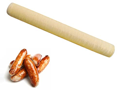 2Stk Kollagen-Wursthüllen - Wursthüllen Aus Essbaren Rinderkollagenen | 26 Mm Natürliche Trockenwursthülle Mit Guter Zähigkeit | Für Aromatische Hauswurst, Geräucherte Trockenwurst, Knusperwurst