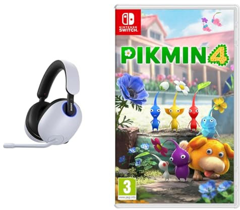 Sony INZONE H9 Noise Cancelling Wireless Gaming Headset - 360 Spatial Sound for Gaming - 32 hours battery life Bluetooth for calls - PC/PS5 - Ideal for PlayStation & Pikmin 4