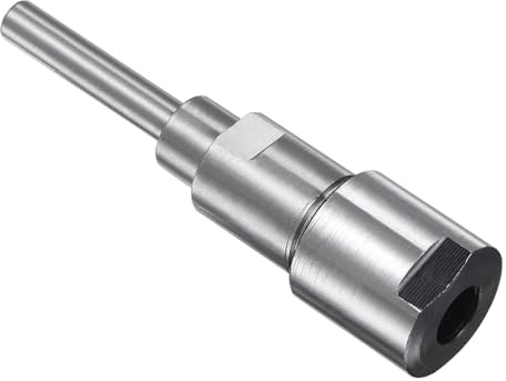 CoCud Router Collet Extension Rod Converter Adapter, 6.35mm to 6.35mm 1/4 Shank, Milling Rod Chuck Extender Bits - (Applications: for Wood Milling)