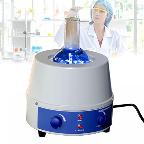 POCDOKYZ Agitateur Magnétique de Laboratoire, Agitateur Magnétique à Plaque Chauffante Numérique Réglable, Chauffage Rapide et Uniforme, Agitateur Magnétique pour la Chimie, la Médecine, la Biologie