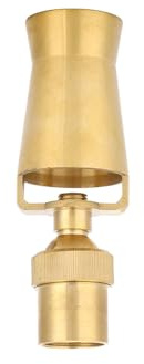 SagaSave Eisturm Springbrunnen Düse Messing, Brunnendüse Wasserdüse Streuung Sprinkler Sprühkopf für Garten Pool