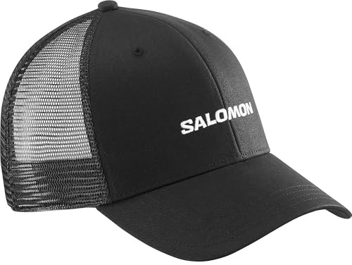 Salomon Logo Mütze Unisex, Lässiger Stil, Bequemlichkeit und Leichtigkeit, anpassbarer Sitz
