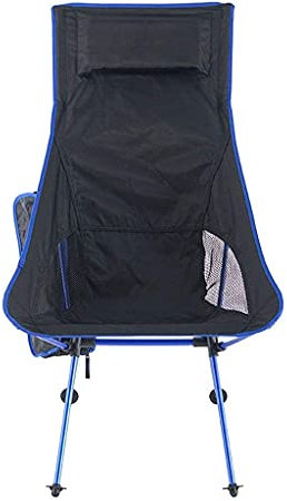 Campingstuhl für draußen, klappbarer Outdoor-Mondstuhl, tragbarer Klappstuhl aus Aluminium, Camping-Freizeit-Angelstuhl, Strandstuhl mit Aufbewahrungstasche, kompakter tragbarer Camping-Klappstuhl