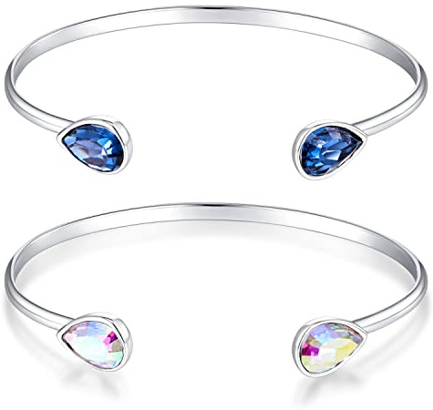 LILIE&WHITE Gold Armreif für Damen – Eleganter, Nicht-Verfärbender, Hypoallergener Armreif – Geschenk für Geburtstage, Jubiläen und Besondere Anlässe