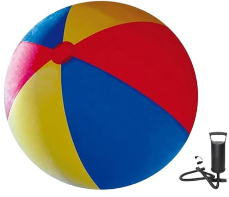 Amagogo Aufblasbares Strandball Interaktiver Spielzeug Outdoor Aktivität Faltbarer großer Sommer leicht zu tragen Neue Pool Ball Game Toy, Durchmesser 180 cm