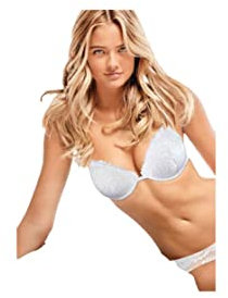 Reggiseno Push Up in Pizzo con Ferretto, Effetto Natural Plus +1 Taglia, Coppa B Graduata Art. 5000 (IT, Taglia della Coppa & Taglia della Fascia, B, 4, Bianco)