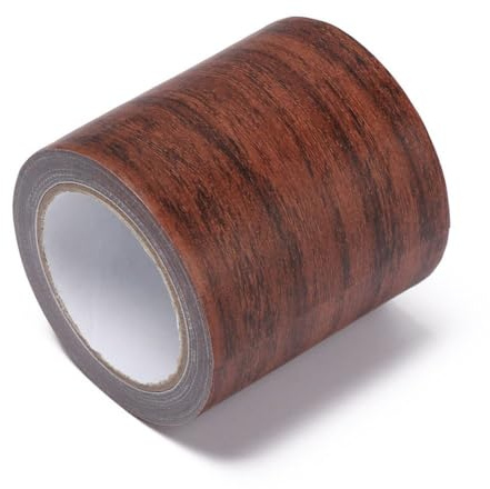 BPABDEITR Rodapié Borde, Adhesivo de Pared de PVC for zócalo, Multicolor, Varios tamaños(Dark Brown Oak,12cm x 5m)