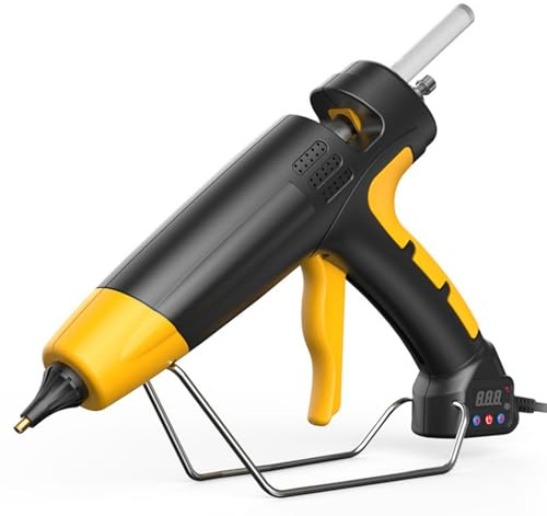 pistola colla caldo, Pistola for colla a caldo da 200 W a 800 W, temperatura regolabile for stick di colla a caldo da 11 mm, strumenti fai da te fatti a mano, pistola for silicone(800w)