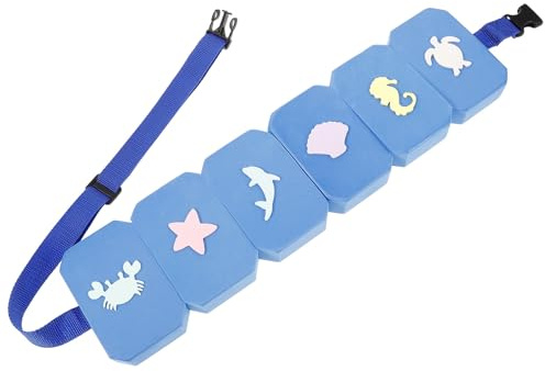 BUGUUYO Cintura da Nuoto Galleggiante in Eva Regolabile per Allenamento in Piscina Supporto per Nuotatori Principianti Cintura di Galleggiamento per Sicurezza e Sostegno in Acqua