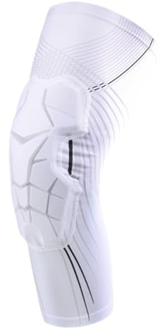 JYARZ Ginocchiera Palestra Ginocchiere for uomo e donna adatte for mountain bike, calcio basket Tutore Ginocchio Sportiva(White,XXL)