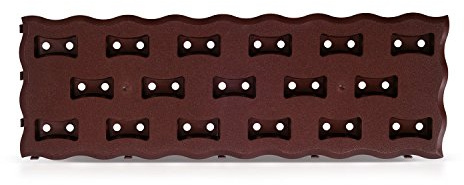 Gehwegplatten Rasengittersteine Platten Kunststoff Beetplatten Terassenplatten Bodenplatten braun
