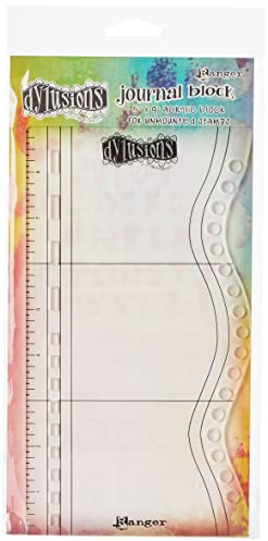 Ranger Dylusions journalblock (12,7 cm x 23,8 cm), syntetiskt material, 26,8 x 14,5 x 0,4 cm
