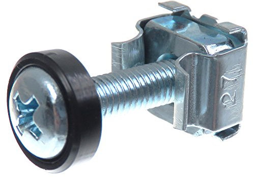 Dadi in gabbia SECCARO M5 in set, per montaggio a cremagliera, acciaio zincato, vite 20 mm con intaglio a croce (PH), rondella, 20 pezzi