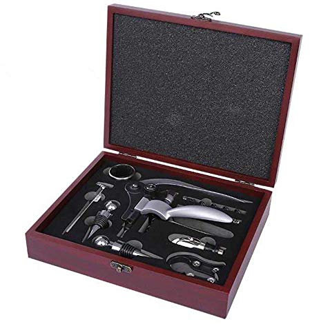 YSYPET Set apribottiglie Kit cavatappi con Accessori per Vino in Confezione Regalo