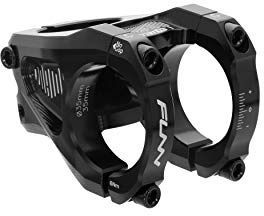 Funn Equalizer Vorbau, CNC-gefräst, Drop/Rise 10mm, Klemme 35mm | 6061 Alu, wendbar montierbar, breite Lenkerauflage, für Enduro, Trail, XC, Downhill und BMX