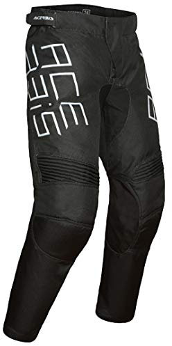 Acerbis MX Track Pantaloni Motocross per Bambini (Black,20)