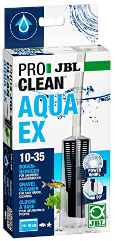 JBL PROCLEAN AQUA EX 10-35, 6142500, Bodengrundreiniger, Für Aquarien von 10 - 35 cm Höhe, Mulmglocke