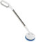 Lavavetri Elettrico Senza Fili, Albero Retrattile Girevole Lavavetri Elettrico Portatile Mutifuctional 8.5W 5V 2A Ricarica USB Spazzola Lavavetri Elettrica Ad Alta Efficienza per Pavimento(Bianco)