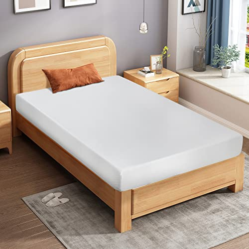 Dkeli Twin Size Mattress for Kids, 6 Inch Gel Memory Foam Mattress for Cool Sleep & Pressure Relief, Medium Firm Single Twin Mattress for Child, Bed-in-a-Box, CertiPUR-US Certified