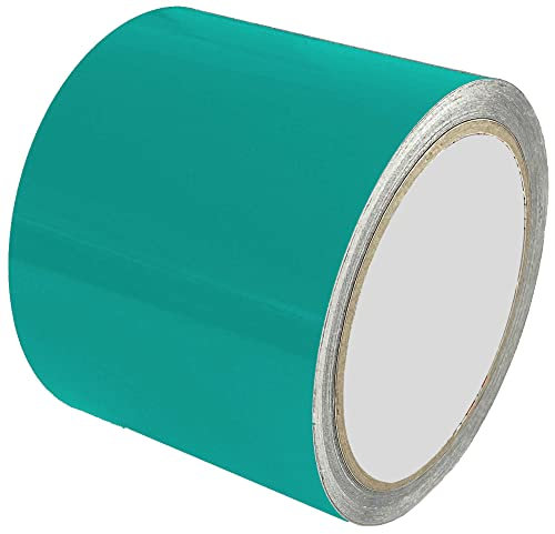 INDIGOS UG - Klebeband Mint glänzend - 10m x 80mm - Zierstreifen Auto Zubehör - Felgenaufkleber Motorrad - Autofolie - Boot Modellbau - Dekorstreifen Seitenstreifen Tuning