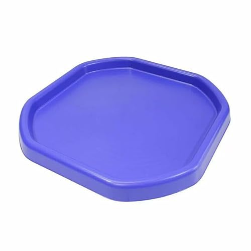 Infanity Mini Tuff Tray: Bandeja de Actividades y Juegos para Minimundos (70cm), Azul