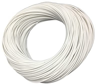 MIBSH Pfeife Haus Autositz-Heizkabel, 5 V, 12 V, 24 V, 36 V, 48 V, Silikon-Gummi-Warmdraht for Heizdecken, Heizkissen, Matten, Kleidung Boden Elektronik (Color : 10 Ohm, Size : 10 Meters)