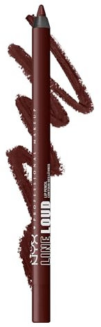 NYX Professional Makeup Matita Labbra Waterproof, Colore Pieno e Finish Matte, No Transfer, Per Labbra Morbide e Perfette, Con Olio di Jojoba e Vitamina E, Line Loud, Tonalità: Make A Statement