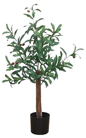Plantas Artificiales Ramas De Olivo De Árbol Artificial Nórdico con Hojas De Olivo para El Hogar, Decoración De Boda, Plantas, Bonsái, Árbol Falso Planta Artificial (Size : 80cm)