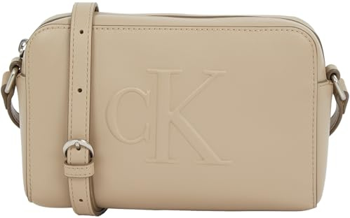 Calvin Klein Damen Umhängetasche Sculpted Camera Bag mit Logo