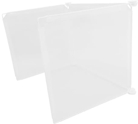 STOBOK Removable Desk Divider Panel Für Klassenräume Transparente Trennwand Aus Kunststoff Für Datenschutz Und Für Prüfungen Und