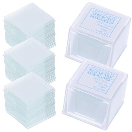 COSMEVIVI 500stücke Glas Deckgläser Für Mikroskop Objektträger Mit Standardgröße Kompatibel Für Labor Und Bioexperimente